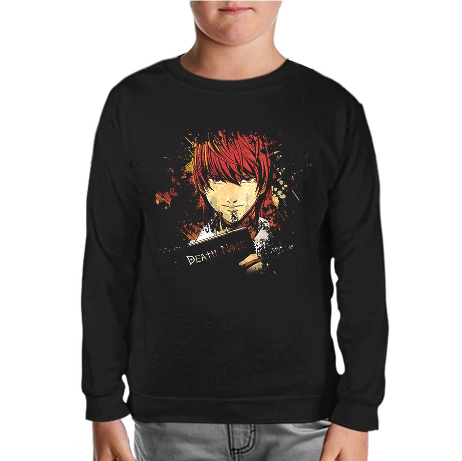 Death Note - The Book Black Kids Sweatshirt
