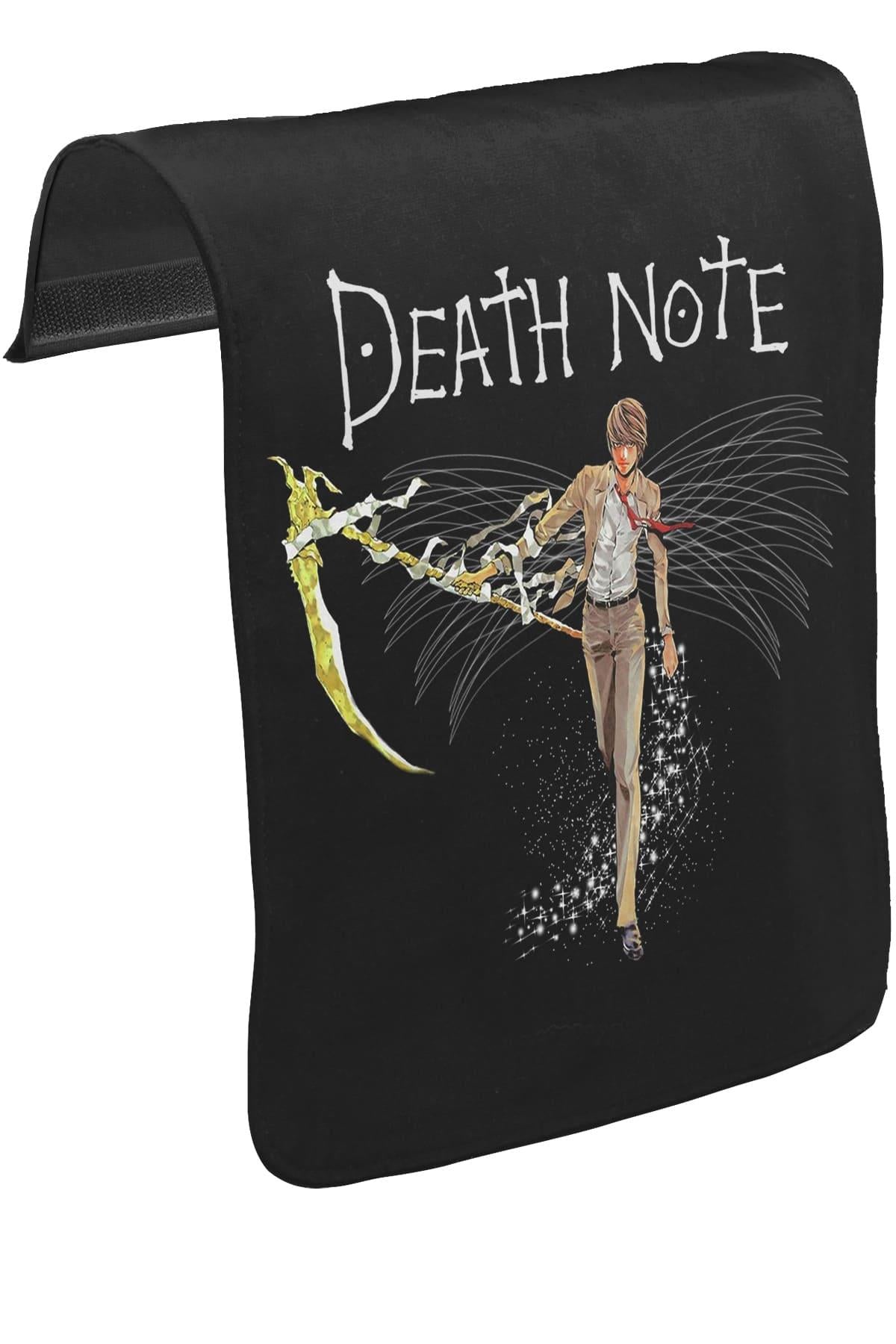 Death Note Unisex Siyah Tak-Çıkar Postacı Çanta Kapağı CK-549