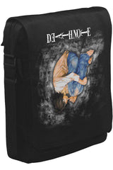 Death Note - Upside Down Unisex Siyah Postacı Çanta