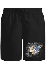 Death Note - Upside Down Unisex Siyah Şort