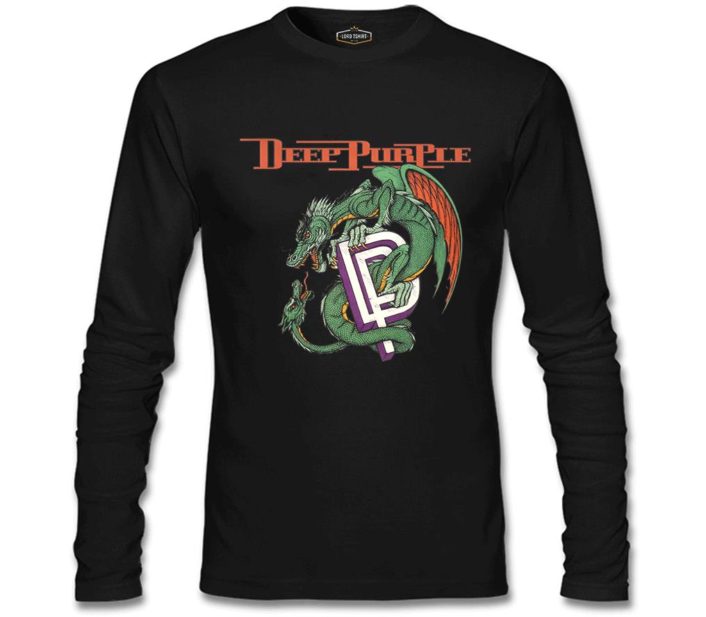 Deep Purple Black Men's Sweatshirt