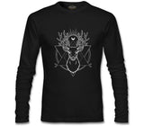 Deer Moon in a Triangle Black Men's Sweatshirt