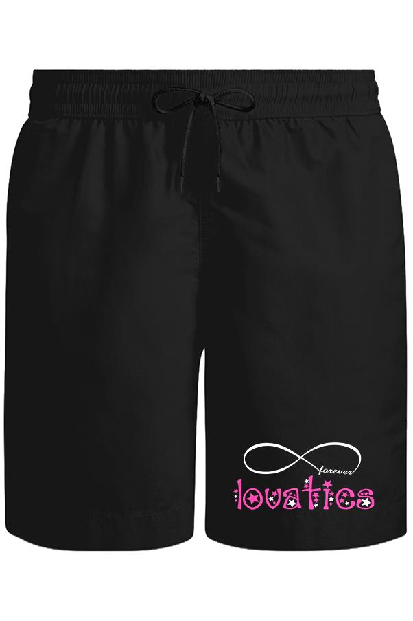 Demi Lovato - Lovatics Unisex Siyah Şort