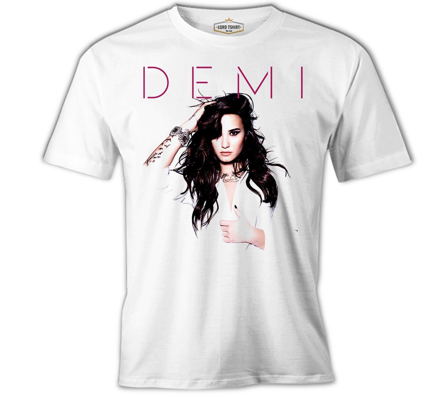 Demi Lovato - Made in the USA White Men's Tshirt 