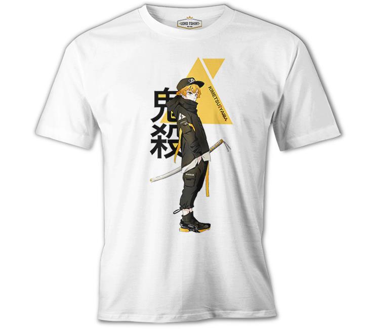 Demon Slayer - Kimetsu White Men's T-Shirt