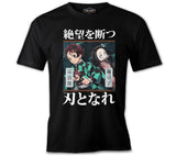 Demon Slayer - Kimetsu no Yaiba Black Men's Tshirt