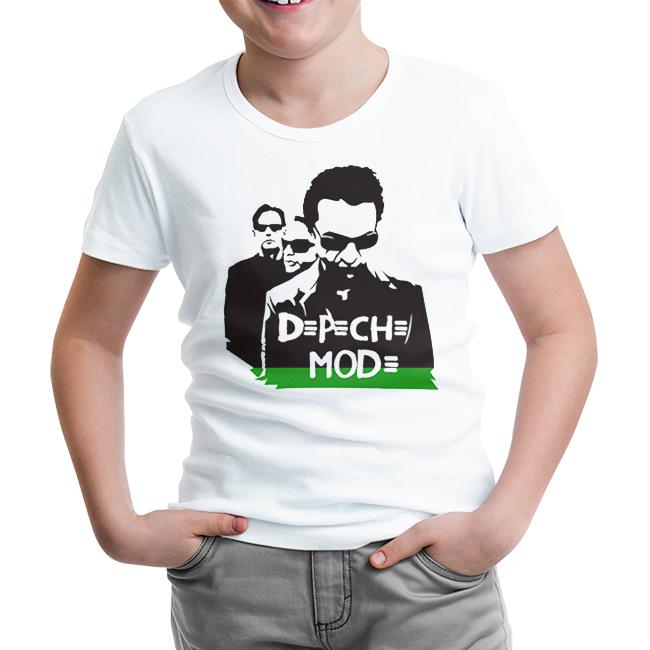 Depeche Mode White Kids Tshirt