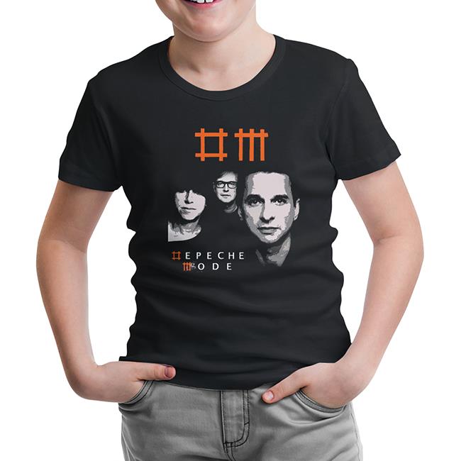 Depeche Mode Black Kids Tshirt