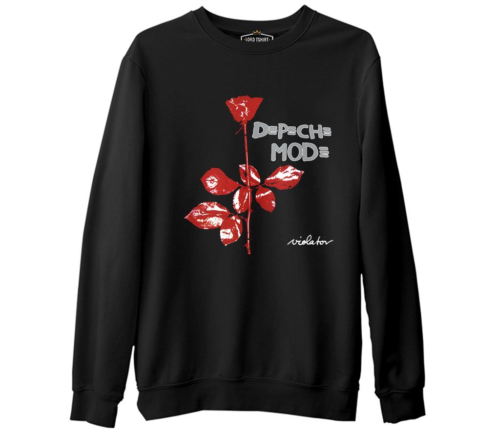 Depeche Mode - Violator  Siyah Erkek Kalın Sweatshirt