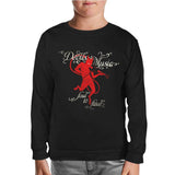 Devil Black Kids Sweatshirt