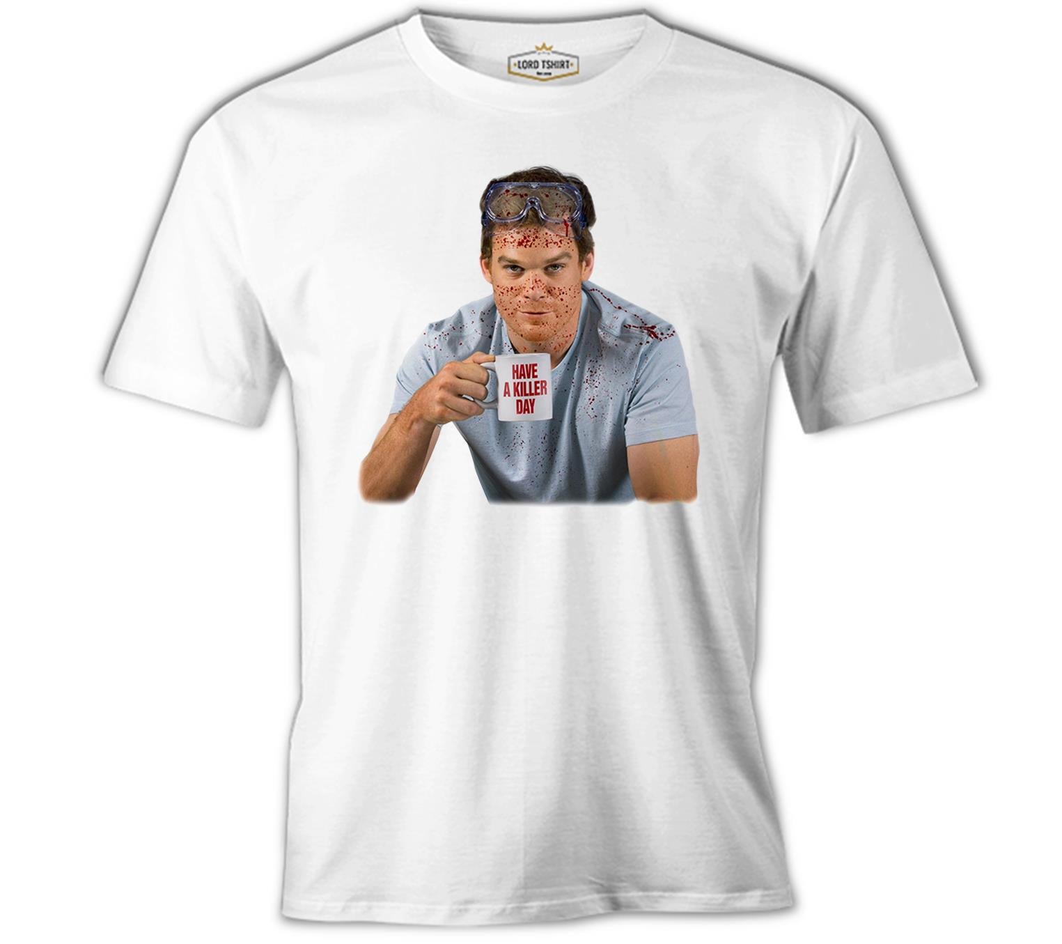 Dexter - Killer Day White Men's T-Shirt