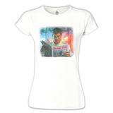 Dexter - Miami Star Beyaz Kadın Tshirt