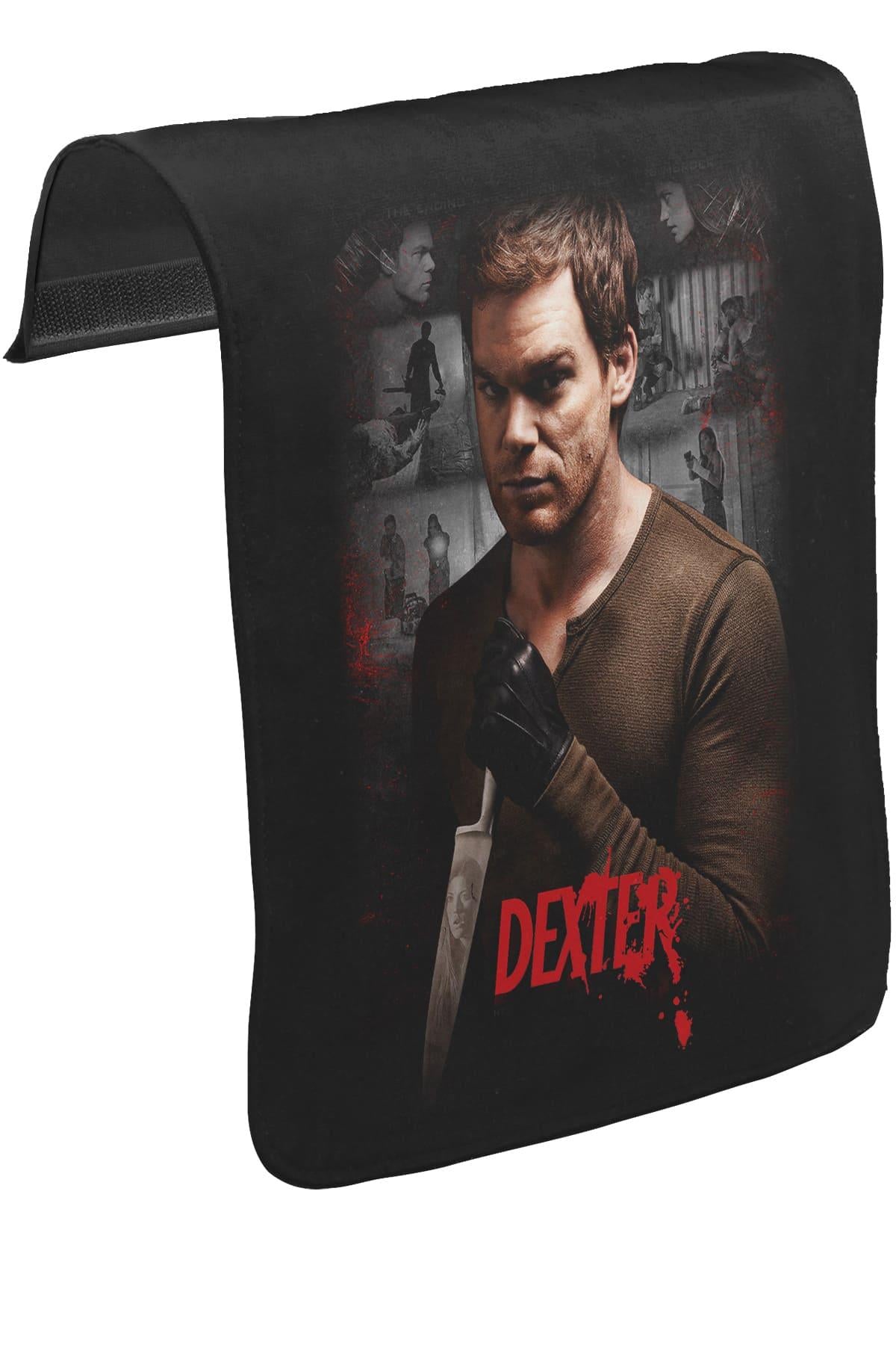 Dexter Unisex Black Snap-On Messenger Bag Cover CK-489 