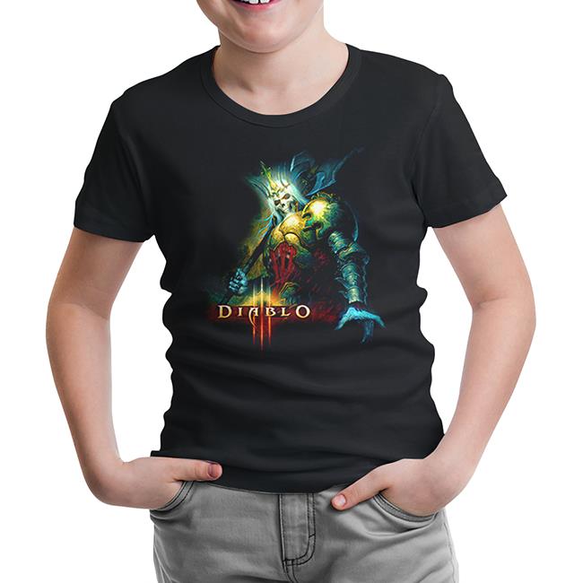 Diablo Siyah Çocuk Tshirt