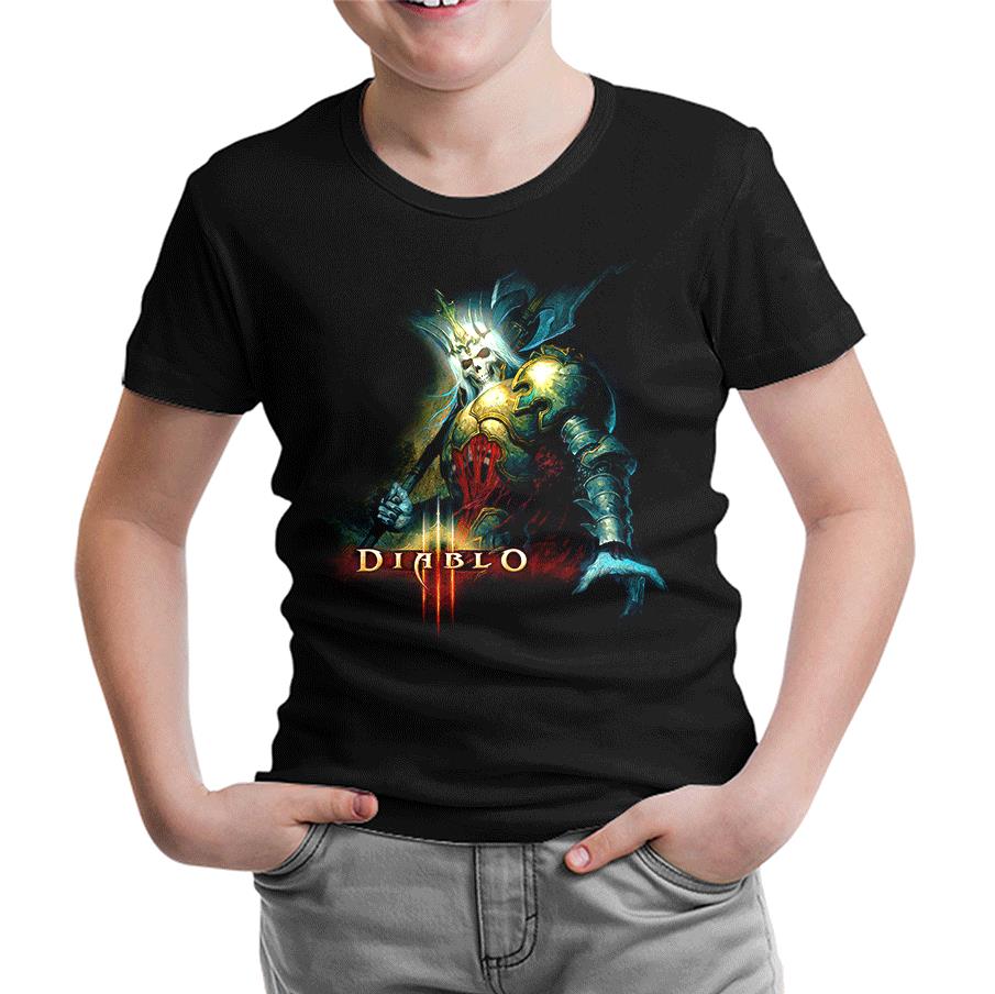 Diablo Siyah Çocuk Tshirt