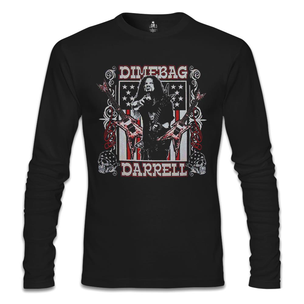 Dimebag Darrell Siyah Erkek Sweatshirt