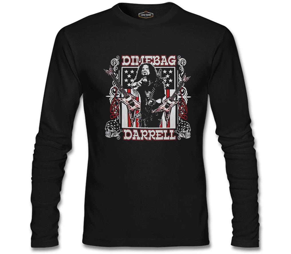 Dimebag Darrell Siyah Erkek Sweatshirt