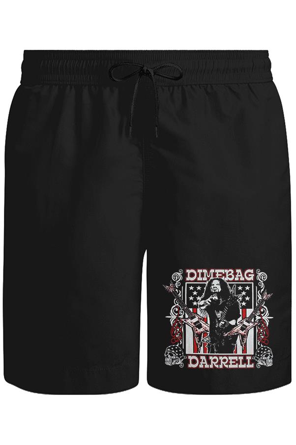 Dimebag Darrell Unisex Siyah Şort