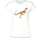 Dinosaur Velo White Women's Tshirt