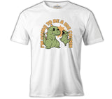Dinosaurs Family Big Cousin Beyaz Erkek Tshirt