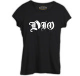 Dio - Logo Siyah Kadın Tshirt