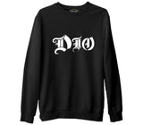 Dio - Logo Siyah Erkek Kalın Sweatshirt