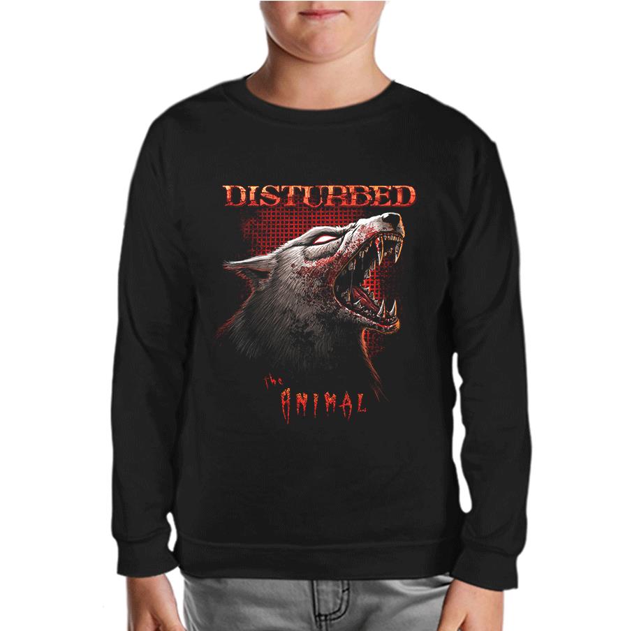 Disturbed - Animal Black Kids Sweatshirt