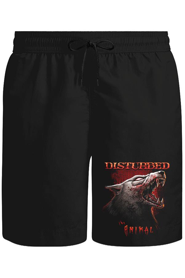 Disturbed - Animal Unisex Siyah Şort