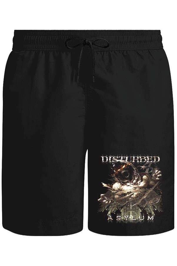 Disturbed - Asylum Unisex Siyah Şort