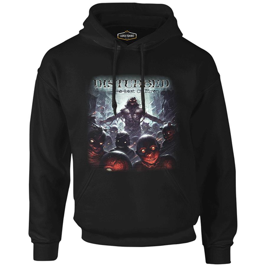 Disturbed - The Lost Children Black Men's Zipperless Hoodie