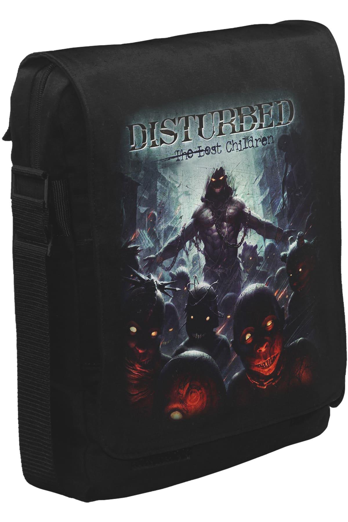 Disturbed - The Lost Children Unisex Siyah Postacı Çanta