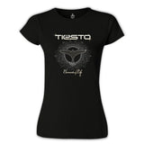 Dj Tiesto - Elements of Life Siyah Kadın Tshirt