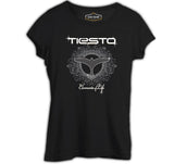 Dj Tiesto - Elements of Life Siyah Kadın Tshirt