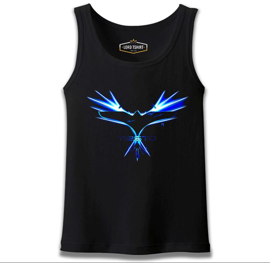 Dj Tiesto - Logo Siyah Erkek Atlet