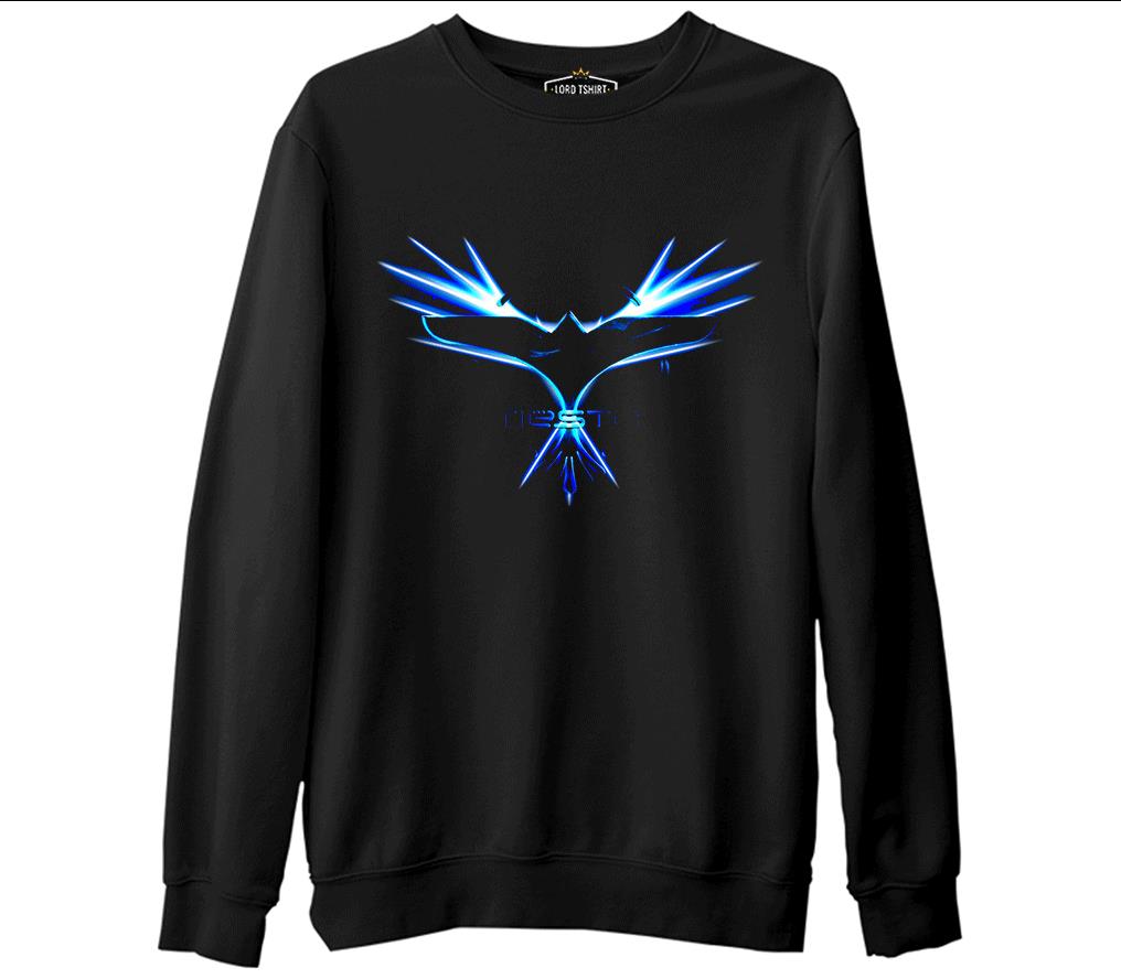 Dj Tiesto - Logo  Siyah Erkek Kalın Sweatshirt