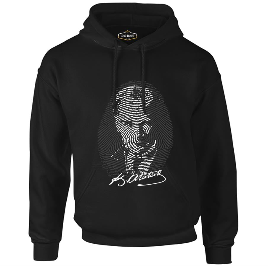 It's in Our DNA - Atatürk Black Men's Zipperless Hoodie
