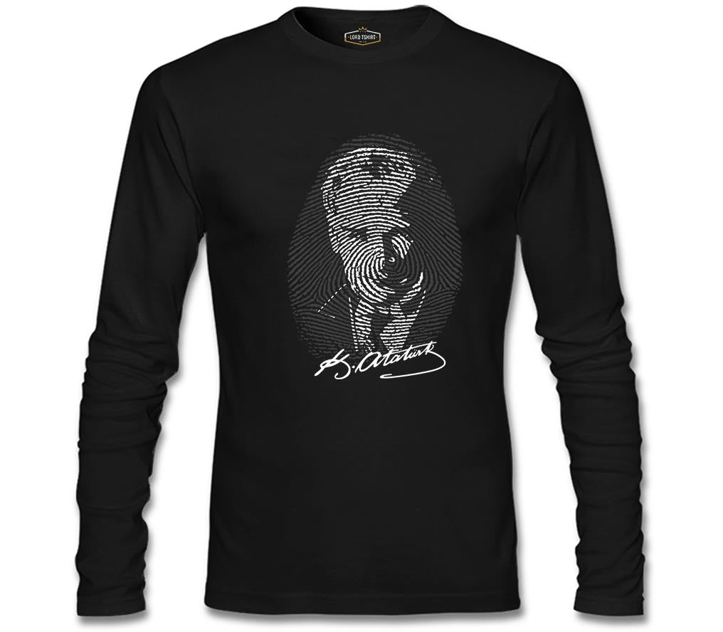 DNA'mızda Var - Atatürk Siyah Erkek Sweatshirt