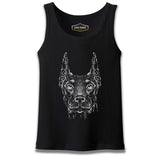 Doberman Dog Realistic Black Male Athlete