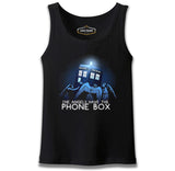 Doctor Who - Angels Have The Phone Box Black Men's Undershirt