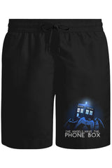 Doctor Who - Angels Have The Phone BoxUnisex Siyah Şort