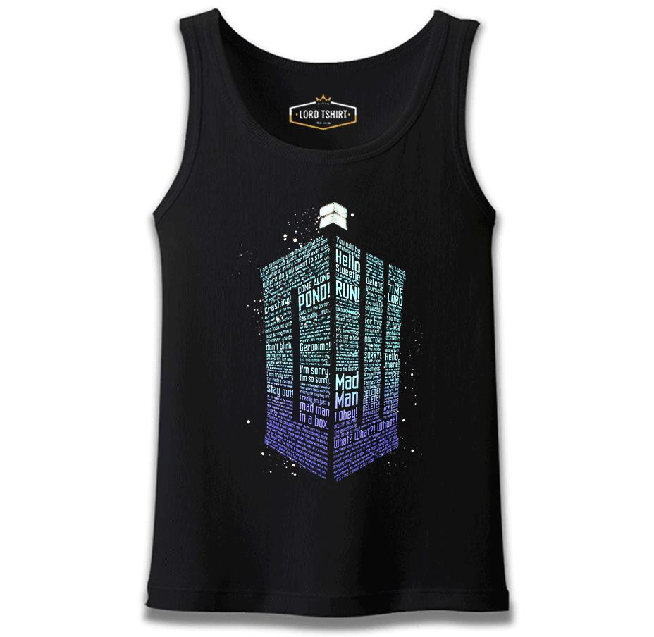 Doctor Who - Bow Ties Siyah Erkek Atlet