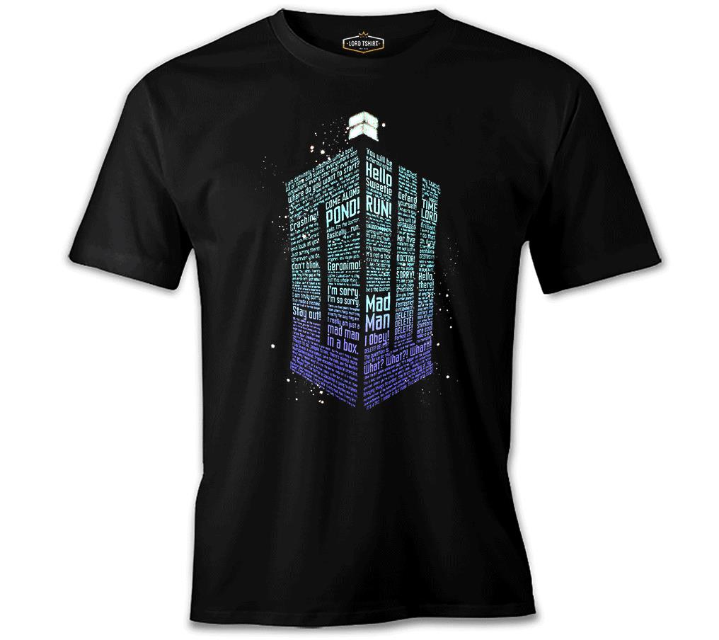 Doctor Who - Bow Ties Siyah Erkek Tshirt