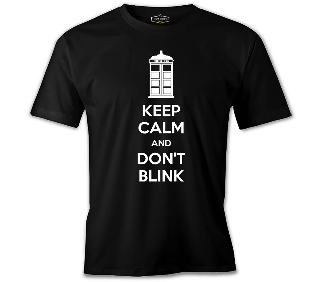 Doctor Who - Don't Blink Siyah Erkek Tshirt