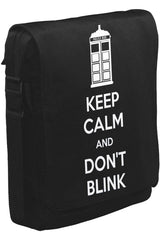 Doctor Who - Don't Blink Unisex Siyah Postacı Çanta