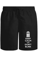 Doctor Who - Don't Blink Unisex Siyah Şort