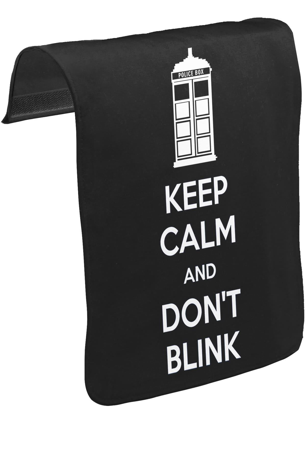 Doctor Who - Don't Blink Unisex Siyah Tak-Çıkar Postacı Çanta Kapağı CK-215