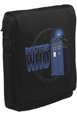 Doctor Who - Phone Box Unisex Siyah Postacı Çanta
