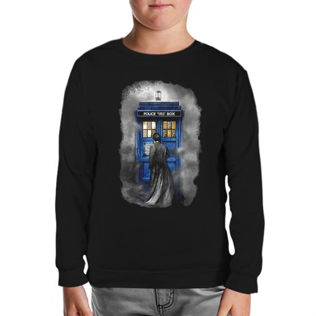 Doctor Who - Tardis Siyah Çocuk Sweatshirt