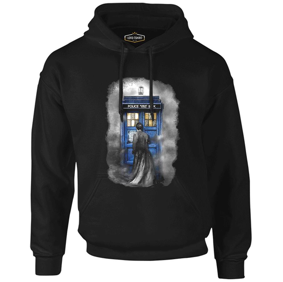 Doctor Who - Tardis Black Men's Zipperless Hoodie