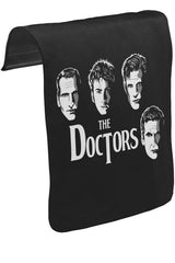 Doctor Who - The Doctors Unisex Siyah Tak-Çıkar Postacı Çanta Kapağı CK-529